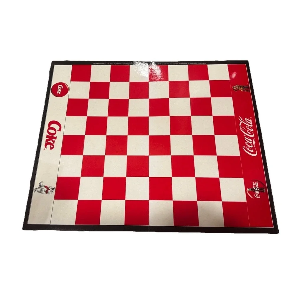 Coca Cola Vs Coke Collectors Edition Chess Set Game ‎ Holiday Christmas 2002